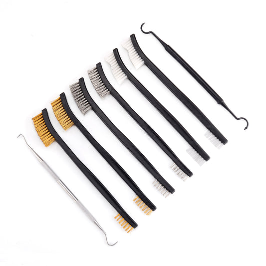 8 Piece Cleaning Brush and Pick Kit with Pouch