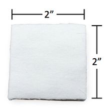 Cotton Cleaning Patches - Multiple Sizes