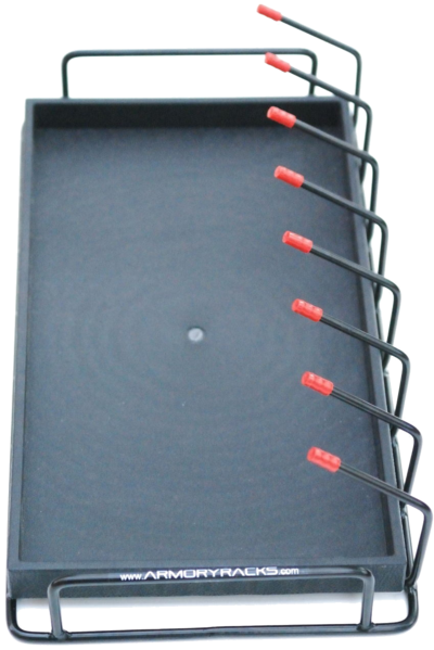 8 Gun Armory Rack for Handguns - RJK Ventures Guns Shooting Accessories