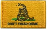 Don't Tread on Me Patch - RJK Ventures Guns Shooting Accessories