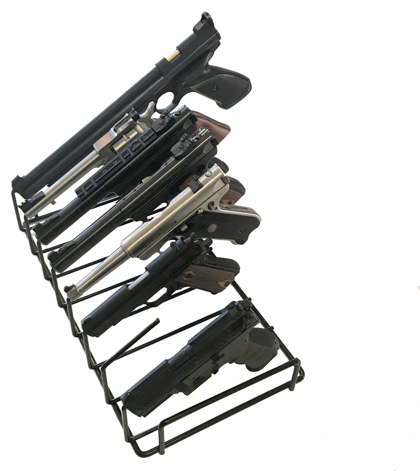 8 Gun Armory Rack for Handguns - RJK Ventures Guns Shooting Accessories