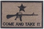 Come and Take It Patch - RJK Ventures Guns Shooting Accessories