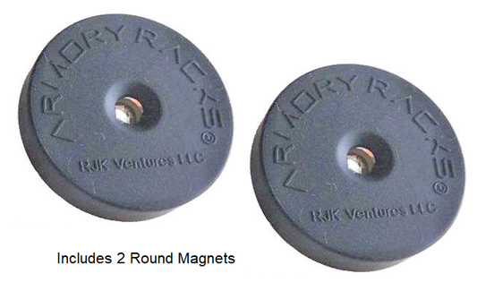Armory Racks® "Magnet Rounds"  Hanger for Magazines, Accessories & Small Guns - RJK Ventures Guns Shooting Accessories