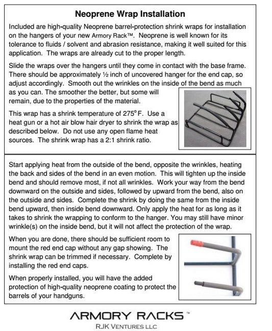 Neoprene Hanger Coating - Mil-Spec M23053/1 - RJK Ventures Guns Shooting Accessories