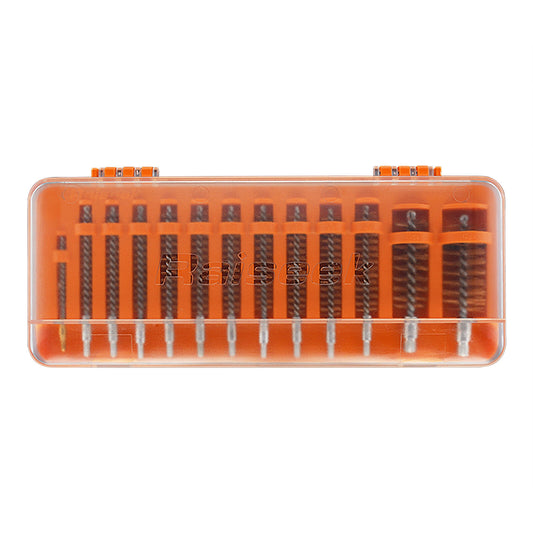 Gun Cleaning Bore Brush Set for Rifle, Pistol & Shotgun (13-Pieces)