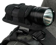 Tactical EDC Flashlight Holster with 360 Degree Rotatable Clip