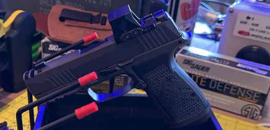 A rock-solid pistol rack that looks good and works even better - SIG P365-AXG LEGION