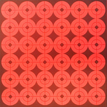 Bullseye Target stickers - Neon Orange Self adhesive in Multiple Sizes - RJK Ventures Guns Shooting Accessories 