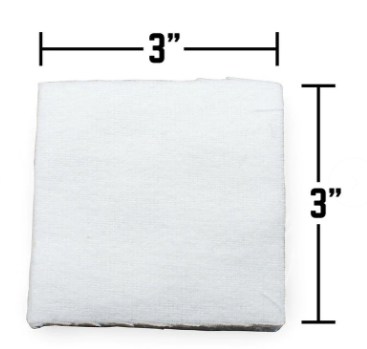 Cotton Cleaning Patches - Multiple Sizes