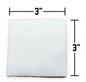 Cotton Cleaning Patches - Multiple Sizes