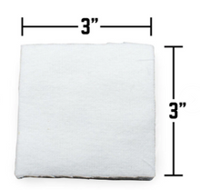 Cotton Cleaning Patches - Multiple Sizes