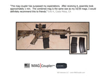 AR15, M4, M16 - MAG|Coupler™ - Magazine Coupler - RJK Ventures Guns Shooting Accessories 