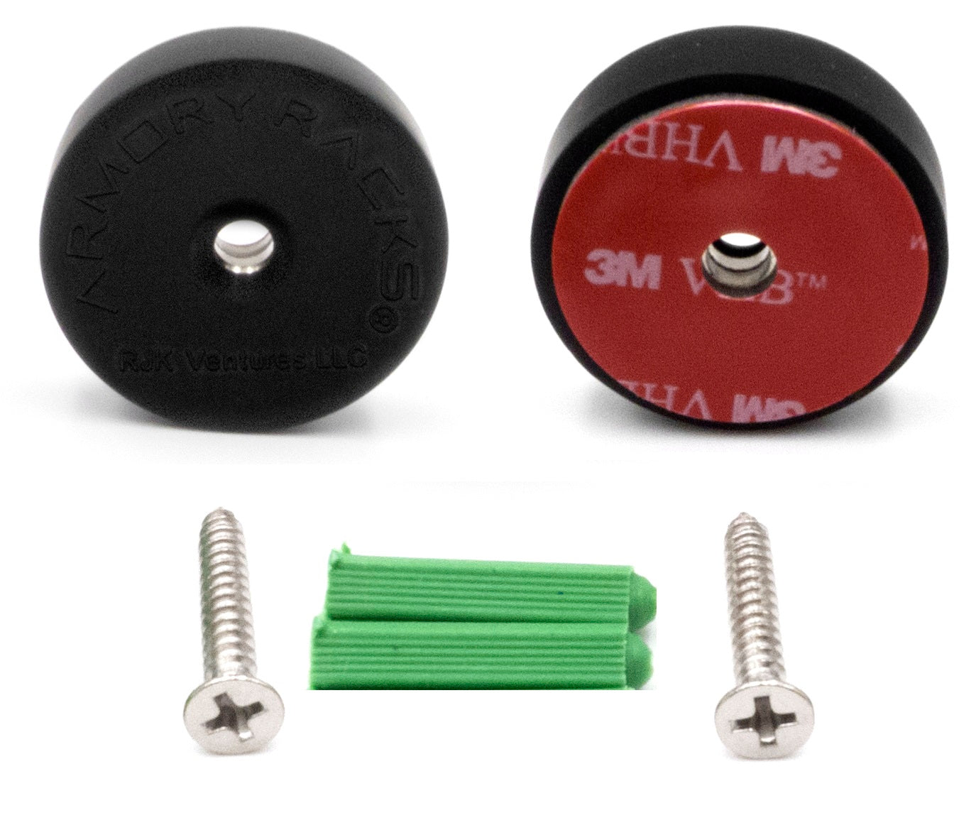 Armory Racks® "Magnet Rounds"  Hanger for Magazines, Accessories & Small Guns - RJK Ventures Guns Shooting Accessories 