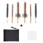 AR15 .223 Phosphor Bronze Bore Brush & Chamber Brush Kit with Patches and Pouch
