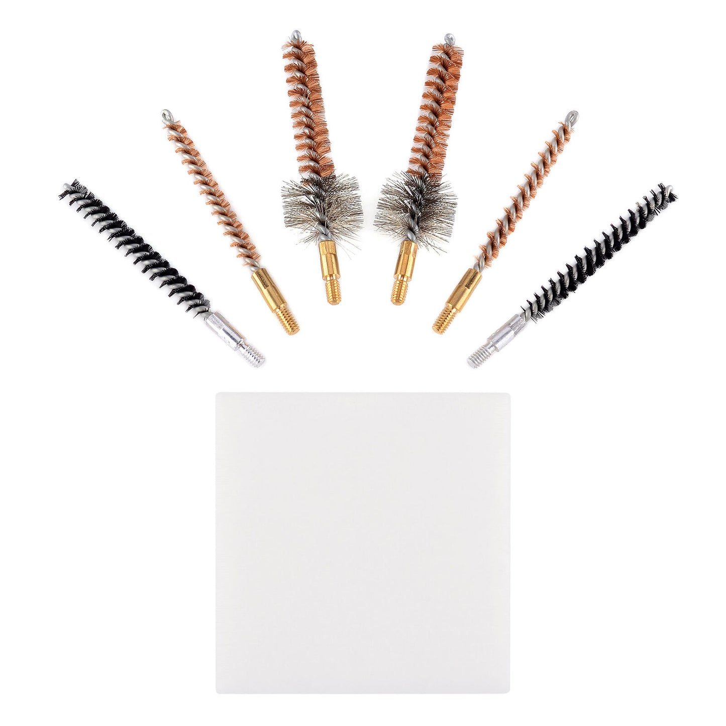 AR15 .223 Phosphor Bronze Bore Brush & Chamber Brush Kit with Patches and Pouch