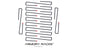 "Shelf Hanger" Handgun Rack - LARGE 11" - RJK Ventures Guns Shooting Accessories 