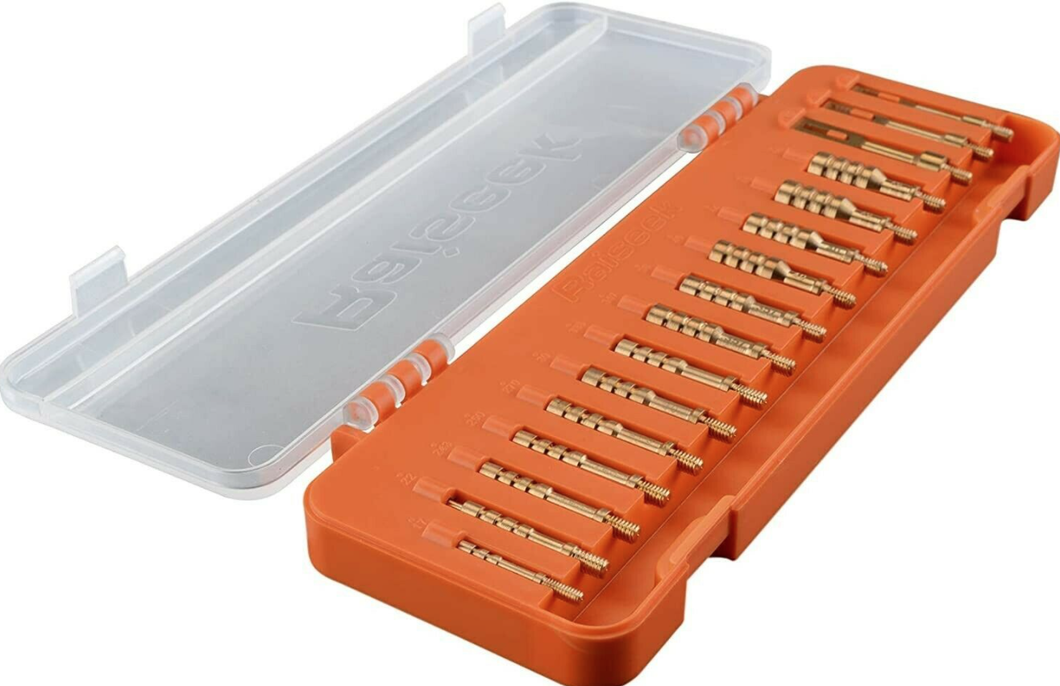 Gun Cleaning Jags & Slotted Patch Tool (16-Pieces)