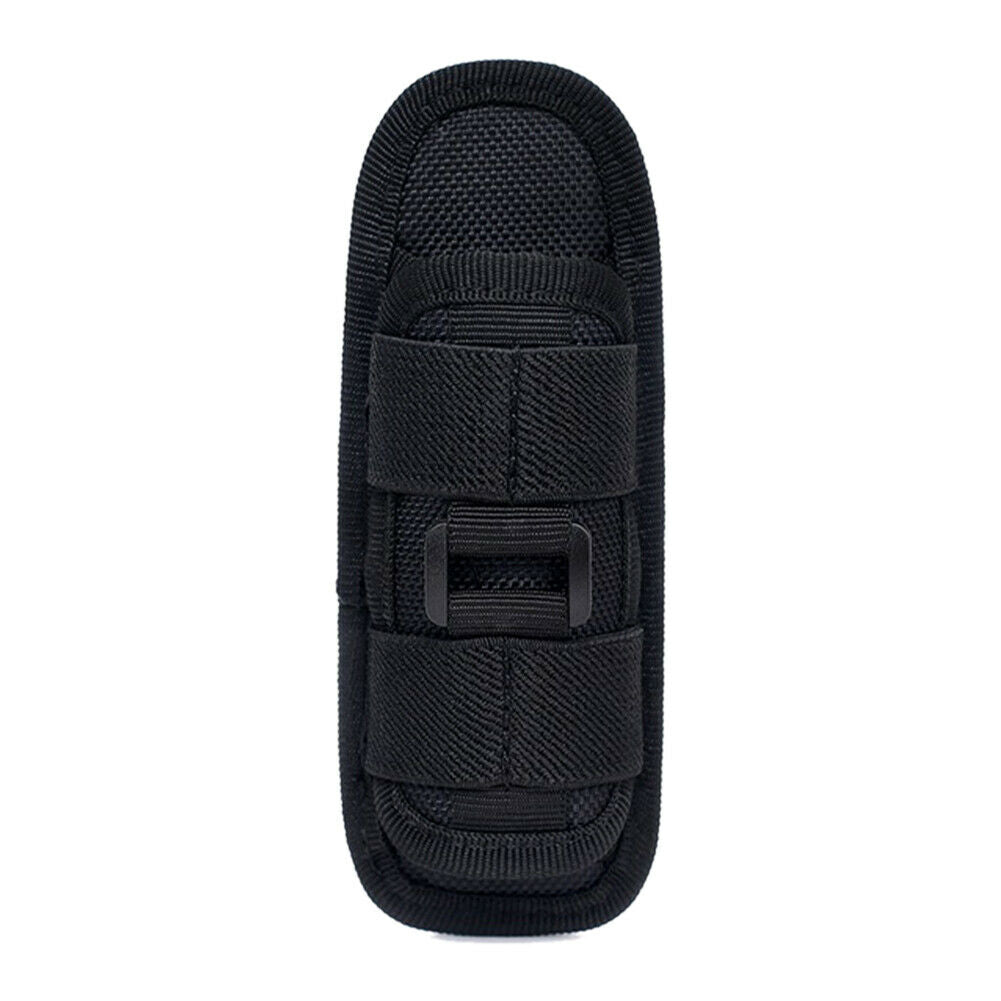 Tactical EDC Flashlight Holster with 360 Degree Rotatable Clip